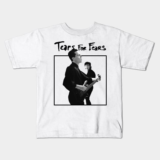 Vintage 80s Tears For Fears Kids T-Shirt by bambangbuta